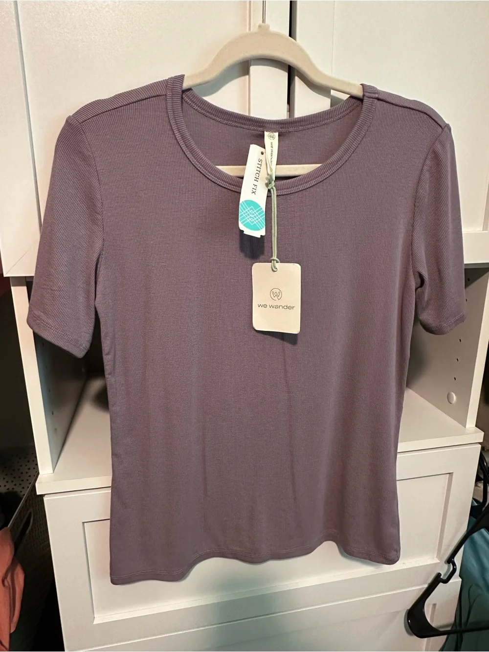 We Wander Featherstretch Rib Tee Size M NWT